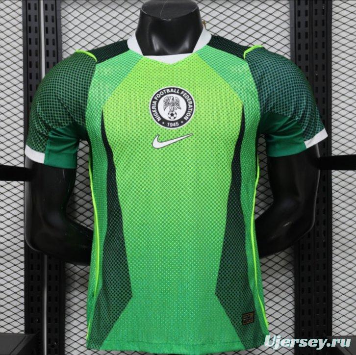 Player Version 26/27 Nigeria Volt Green & Dark Green  Home Jersey