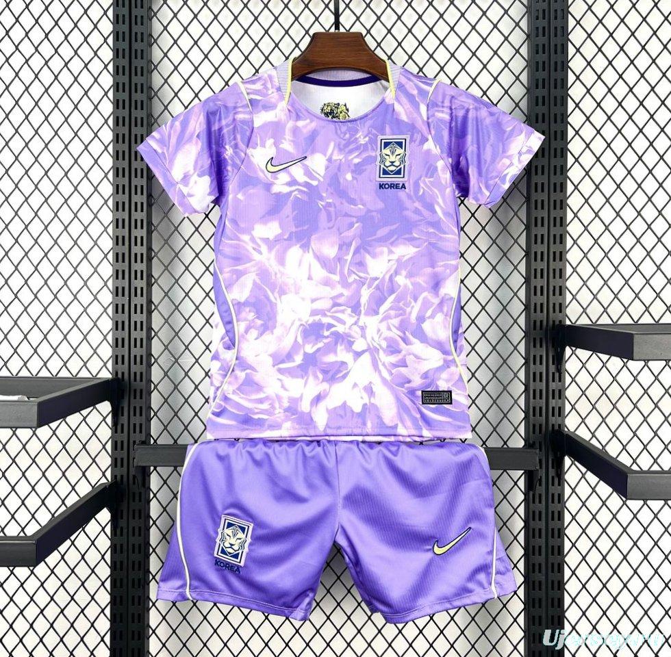 2026 Kids South Korea World Cup Away Kit