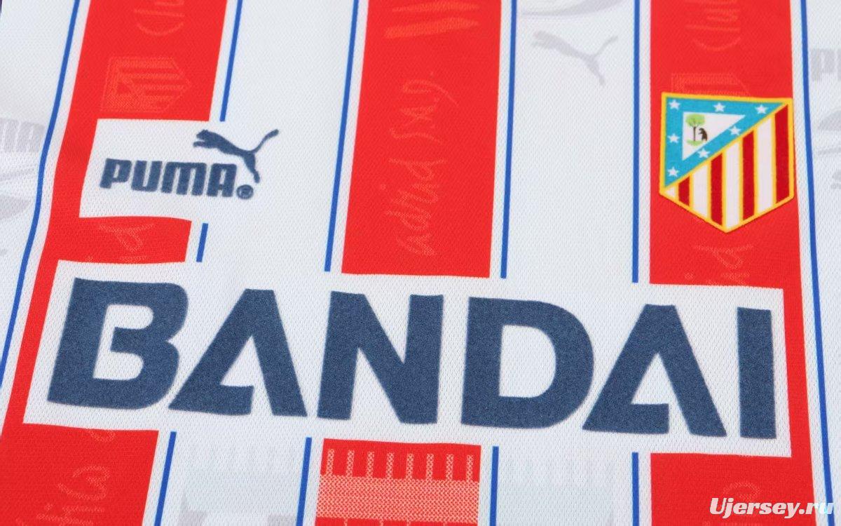 Retro 96/97 Kids Atletico Madrid Home Jersey