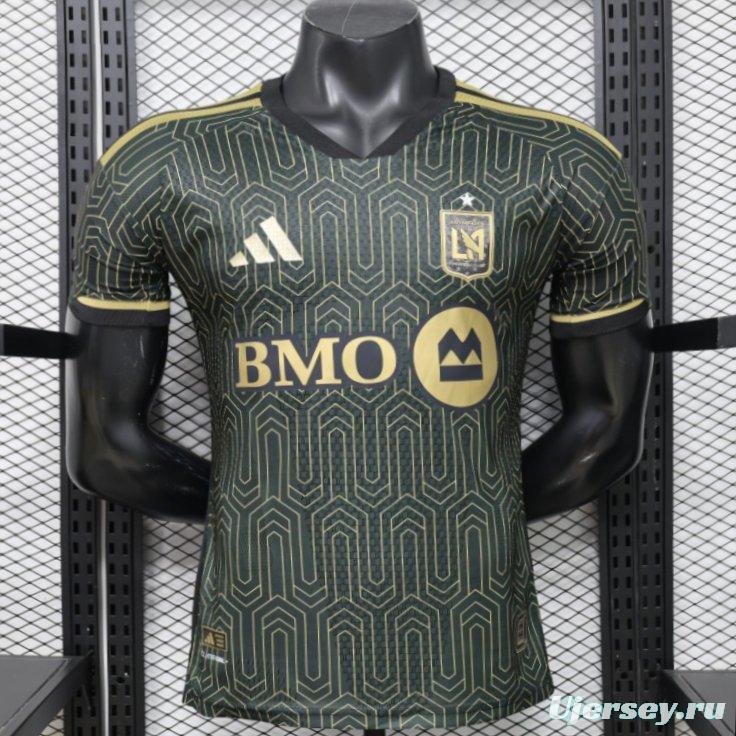 Player Version 2026 LAFC Home Black with Gold   Jersey