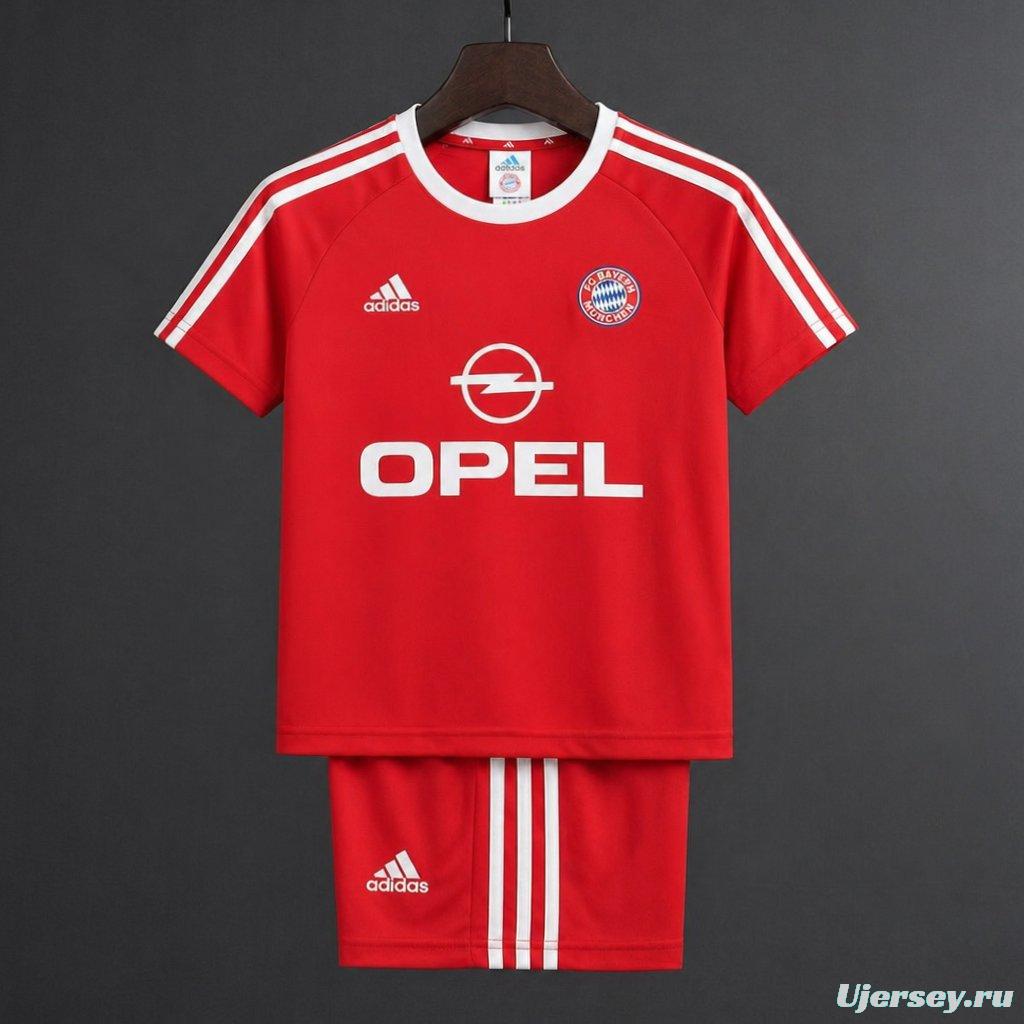 Retro 01/02 Kids Bayern Munich Home Jersey