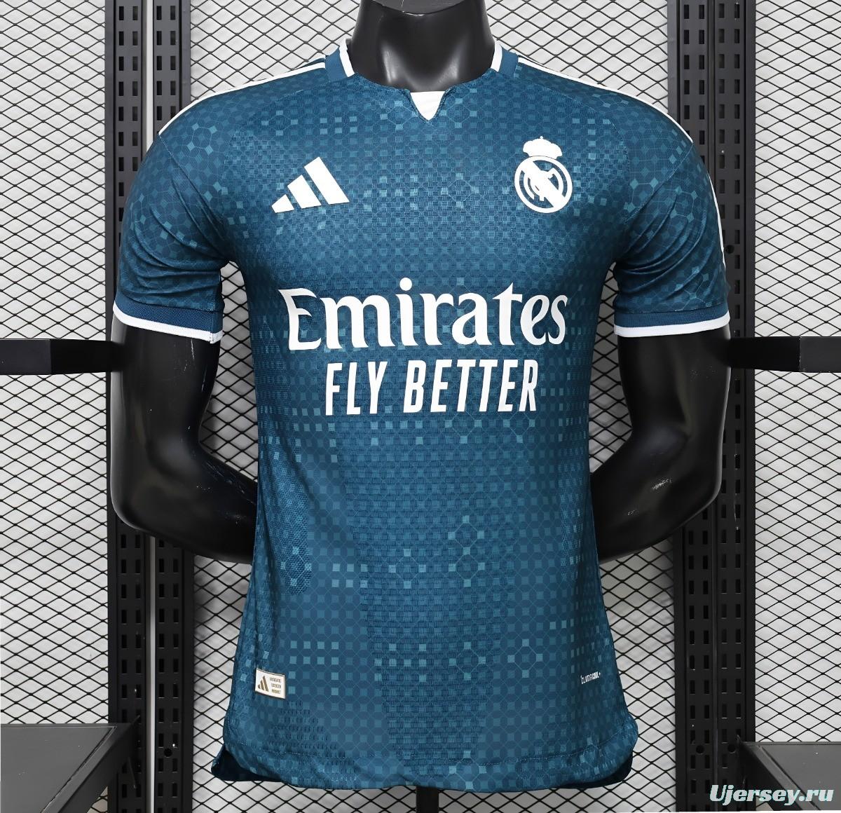 Player Version 26/27 Real Madrid Away Teal Blue  Jersey
