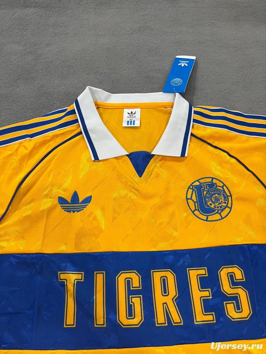 26/27 Adidas Originals Tigres UANL 65th Anniversary Collegiate Gold Jersey