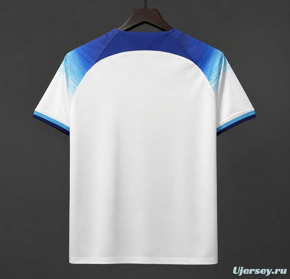 Retro 2022 England Home Soccer Jersey