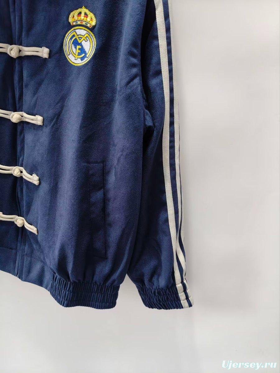 26/27 Real Madrid  x Adidas New Year Limited Edition Navy Track Jacket