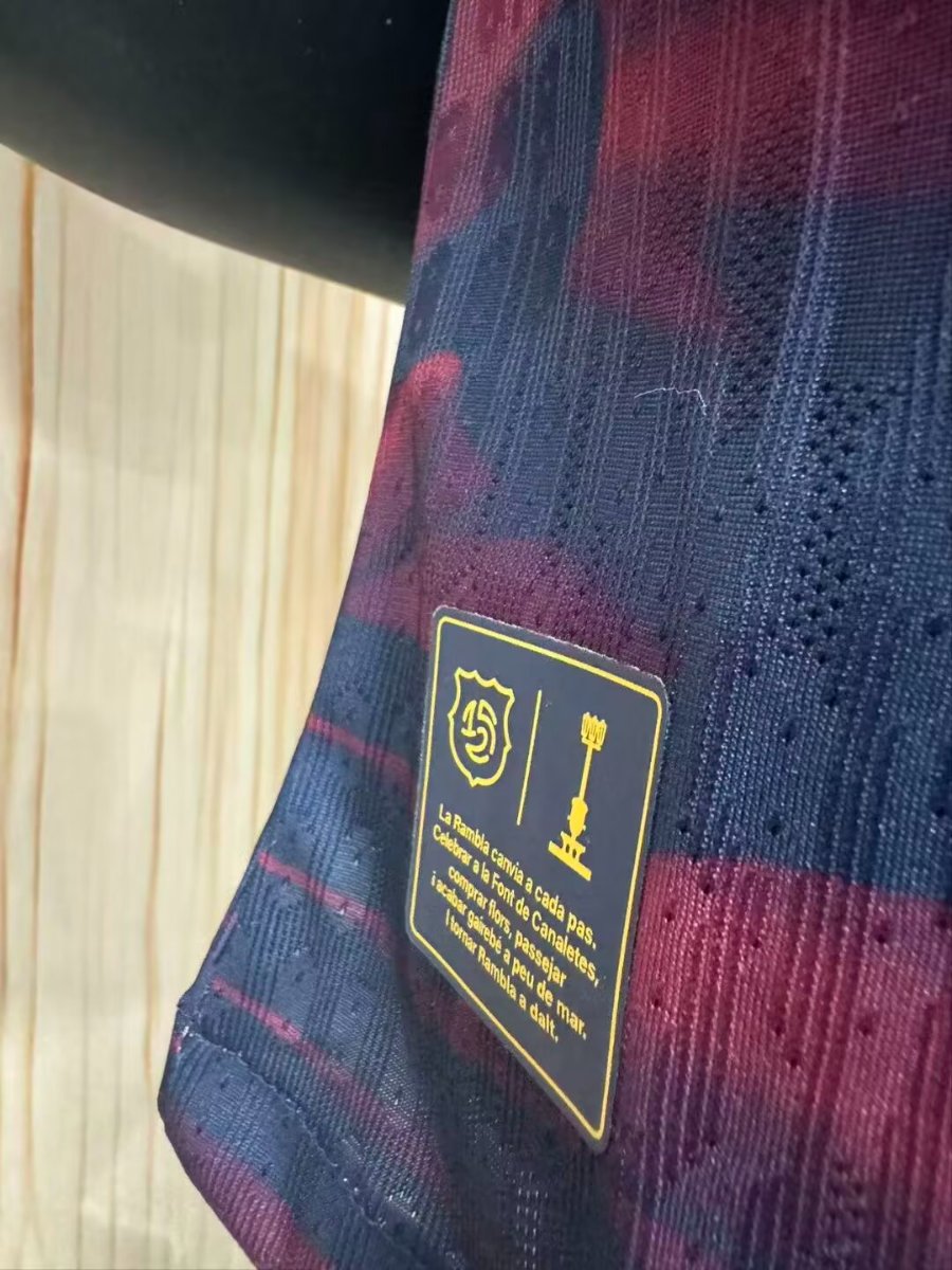 Player Version 26/27 Barcelona Special Abstract Red & Blue "Barça" Script Jersey