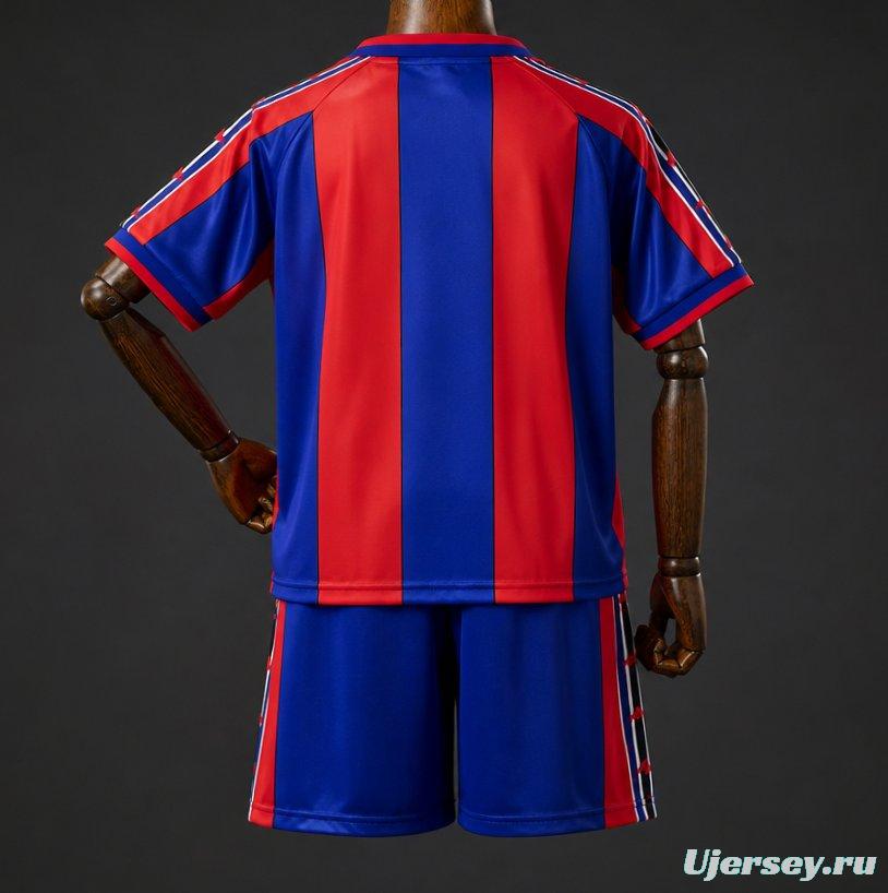 96/97 Kids Barcelona Home Retro Kit Jersey Size 16-28