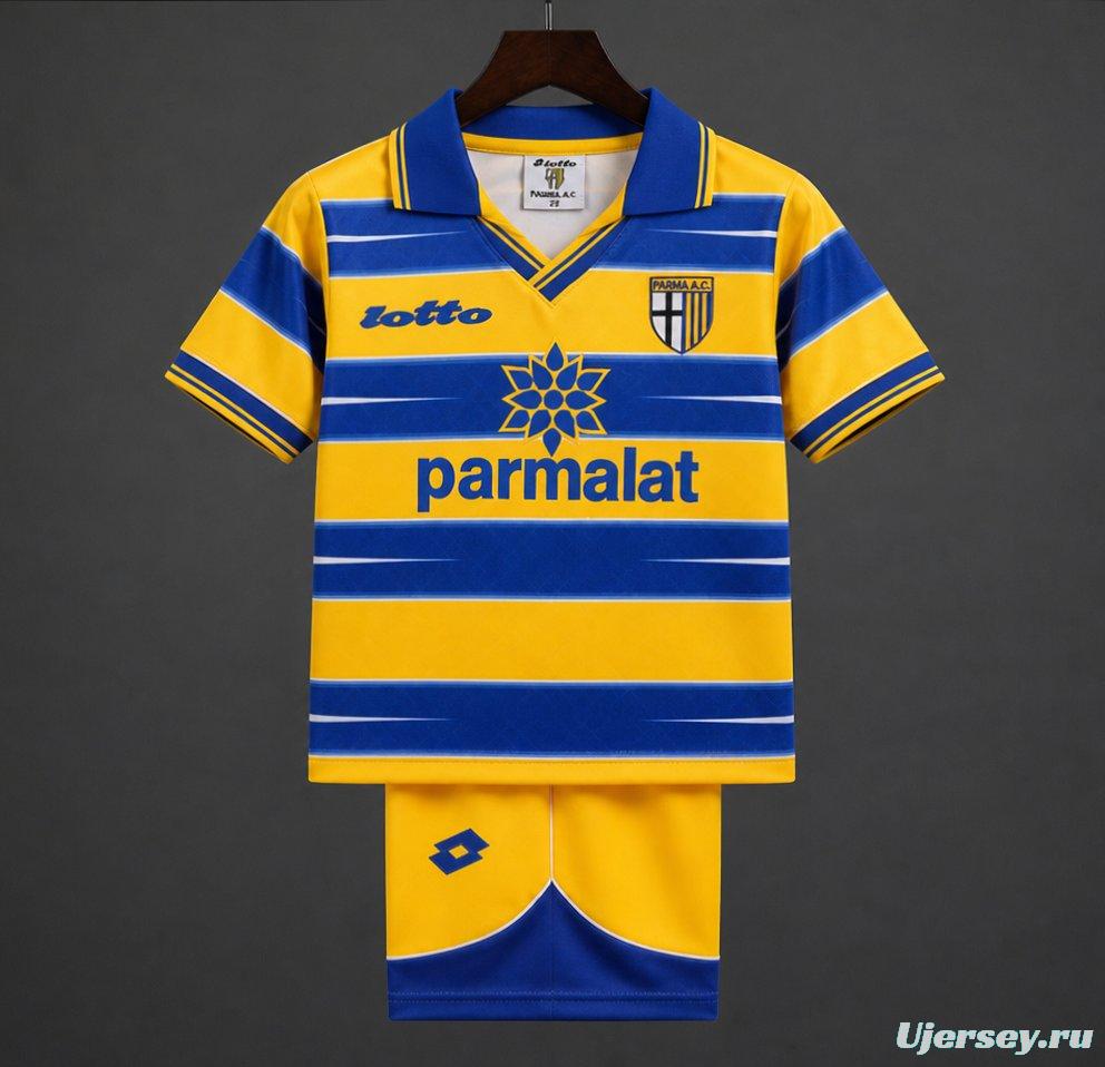 Retro Kids 98/99  Parma Home Jersey