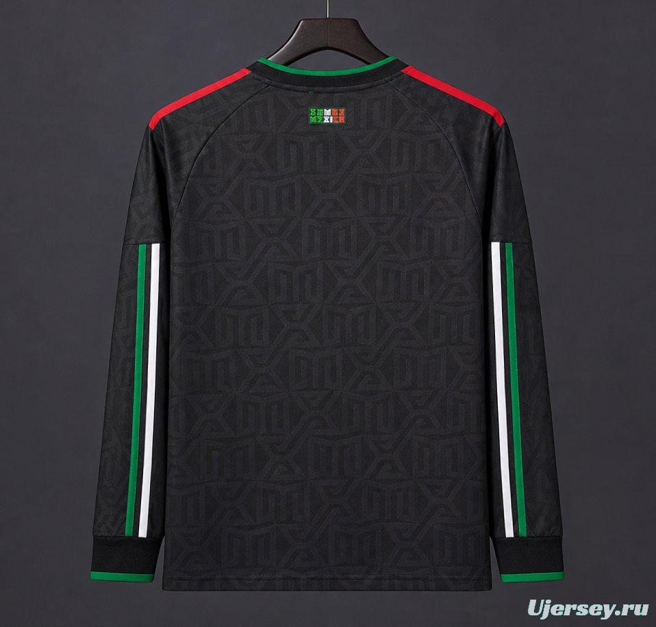 2026 Mexico Black Third Long Sleeve Jersey