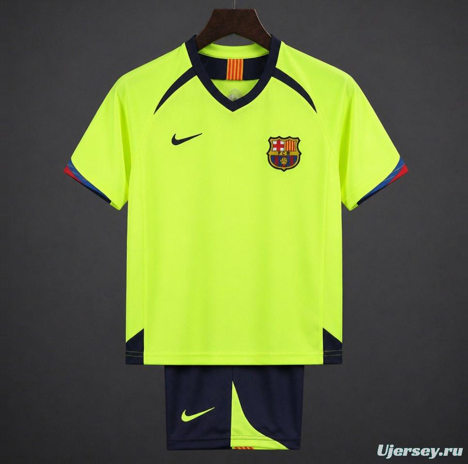 Retro Kids 05/06 Barcelona Away Jersey