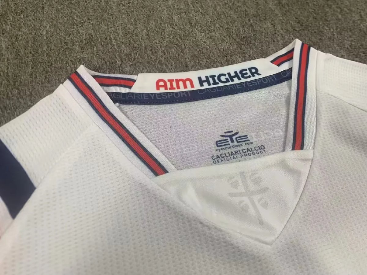 26/27 Cagliari Calcio Away White Jersey