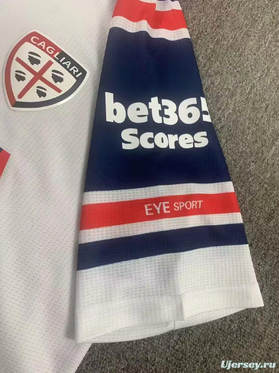 26/27 Cagliari Calcio Away White Jersey