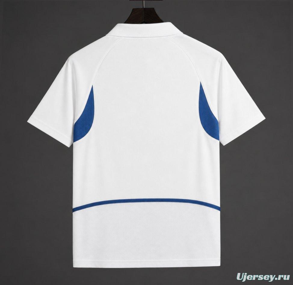 Retro 2002 Portugal Away White Jersey