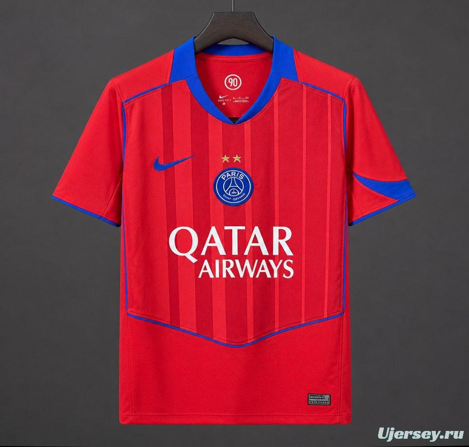 25/26 PSG/Paris Saint Germain Third Red Jersey