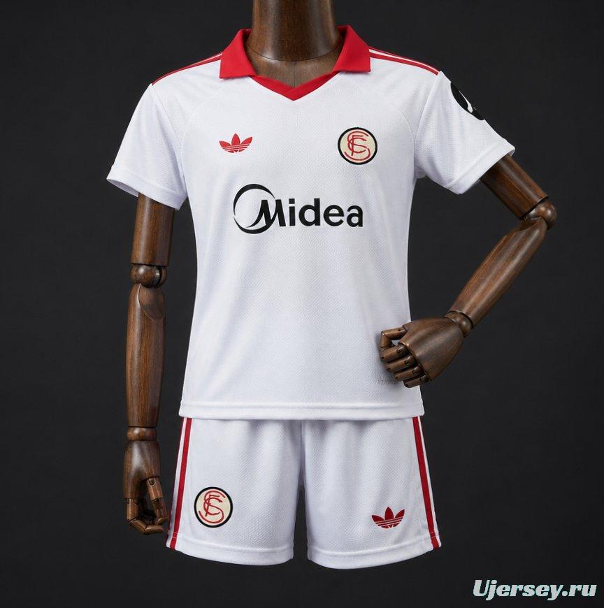 2025/26 Kids Sevilla FC Vintage Kit
