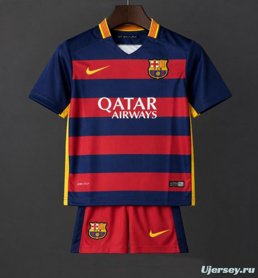 Retro Kids 15/16 FC Barcelona Home Jersey