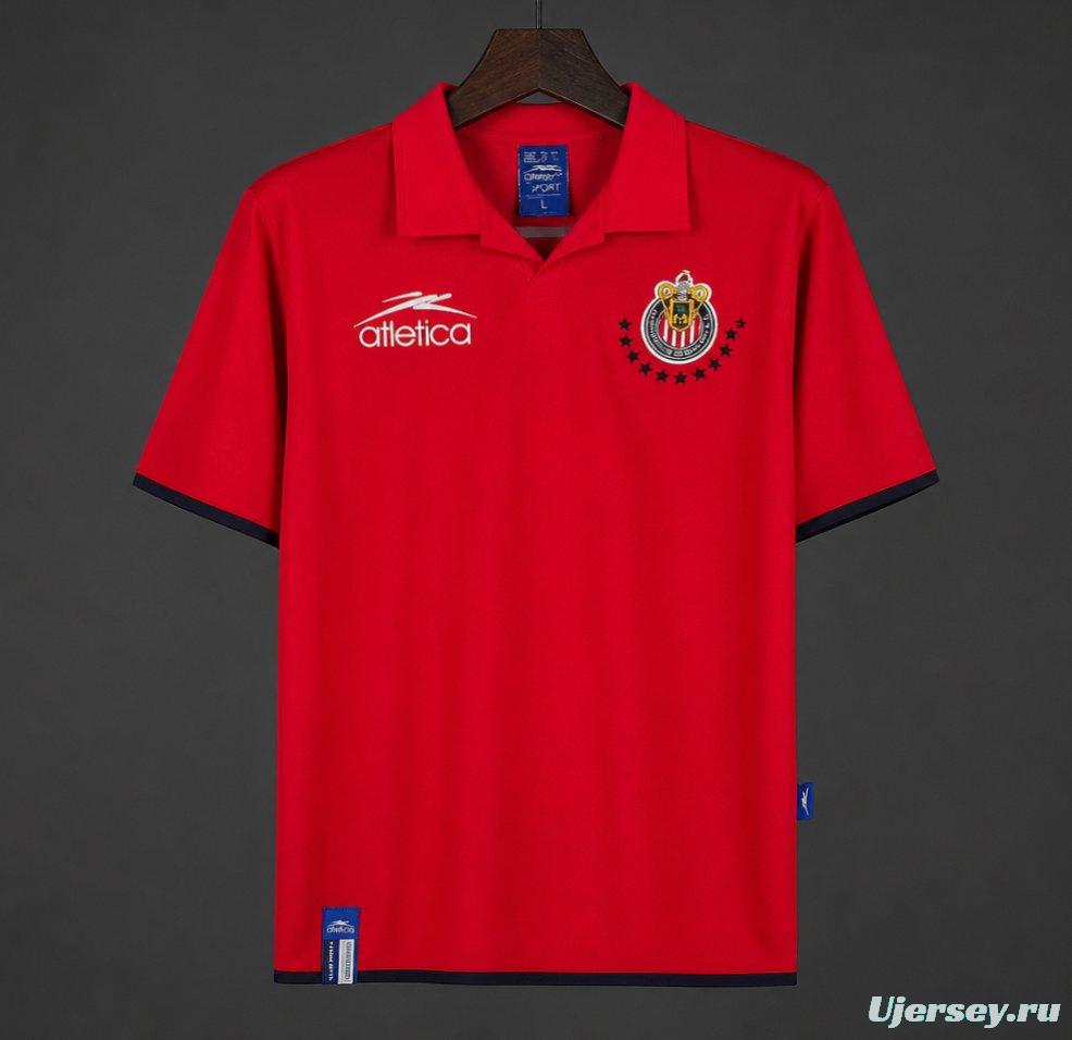 Retro 03/04 Chivas Guadalajara Third Red Jersey