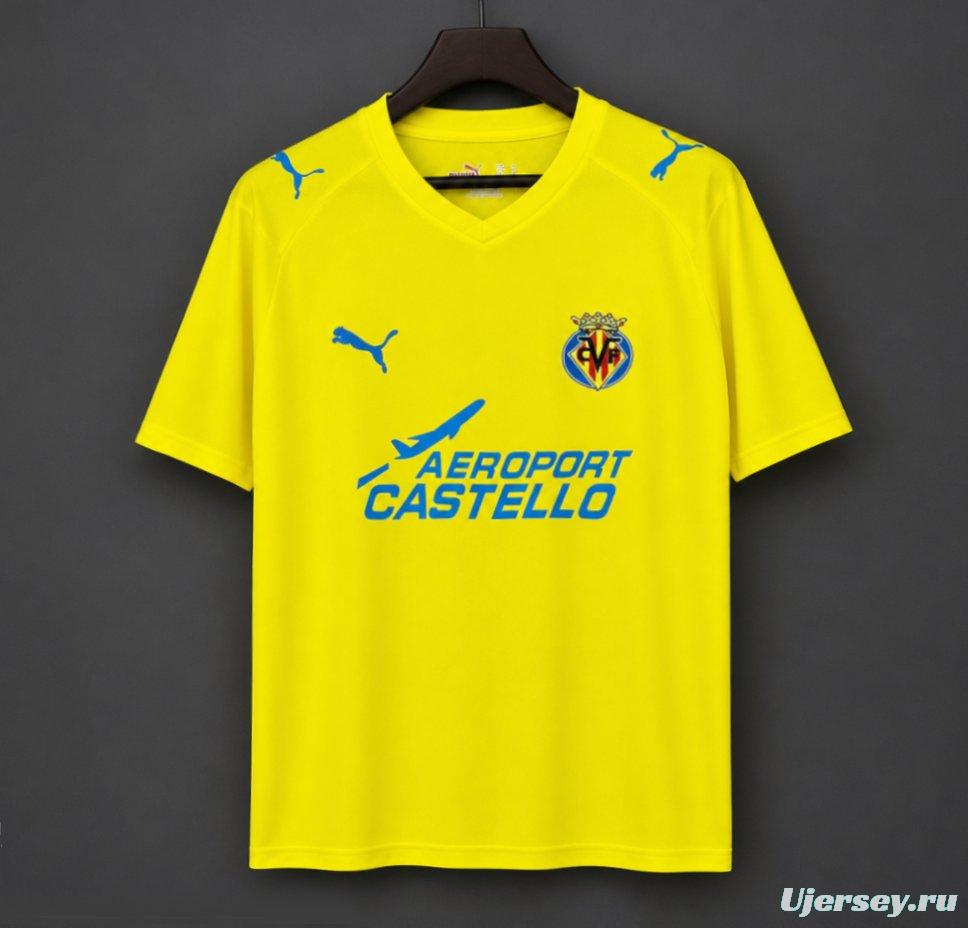 Retro 08/09 Villarreal CF Home Jersey