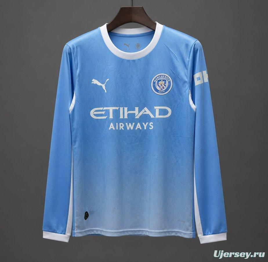 26/27 Manchester City Home Long Sleeve Jersey
