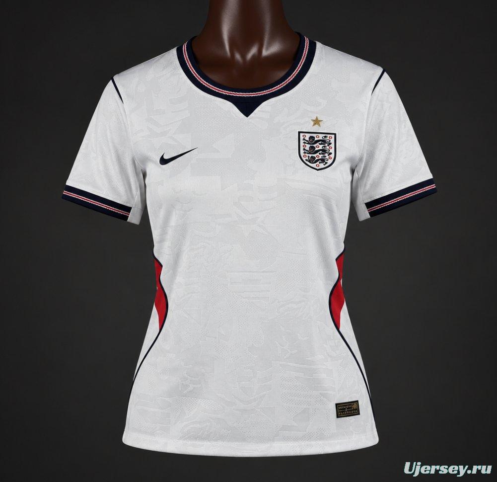 Player Version 2026 Women England Home Jersey