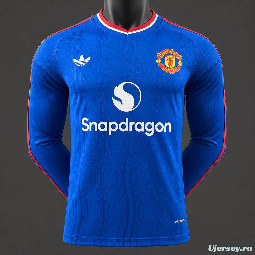 Player Version 26/27 Manchester United Away Long Sleeve Jersey