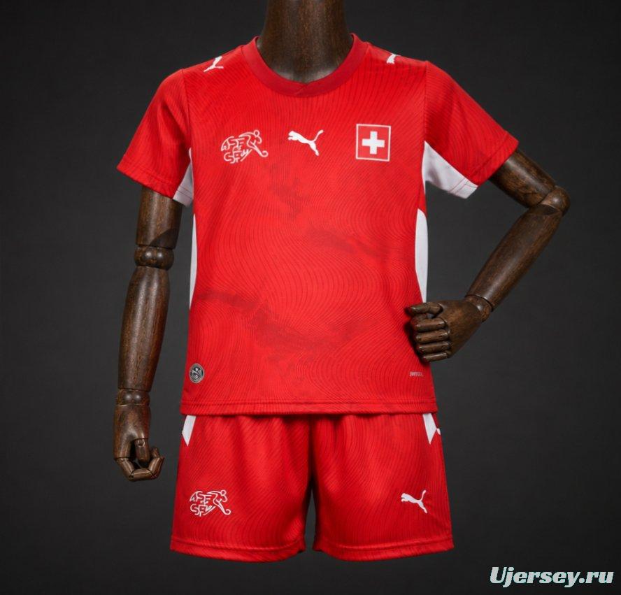 2026 Kids Switzerland World Cup Home Kit