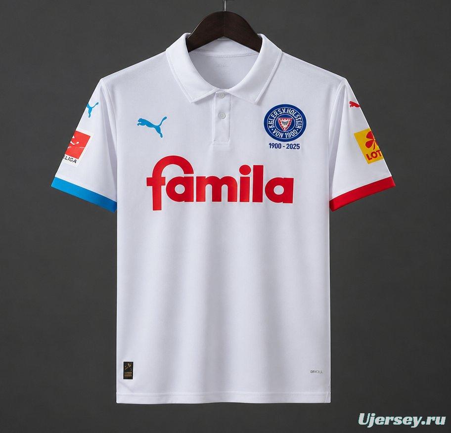 26/27 Holstein Kiel White 125th Anniversary Away Jersey