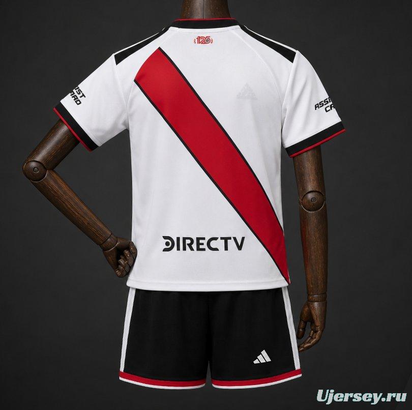 26/27 Kids River Plate Home Jersey
