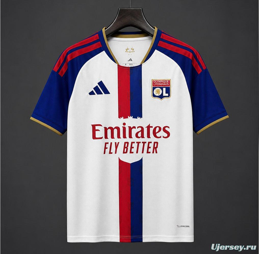 26/27 Olympique Lyonnais Home White Jersey
