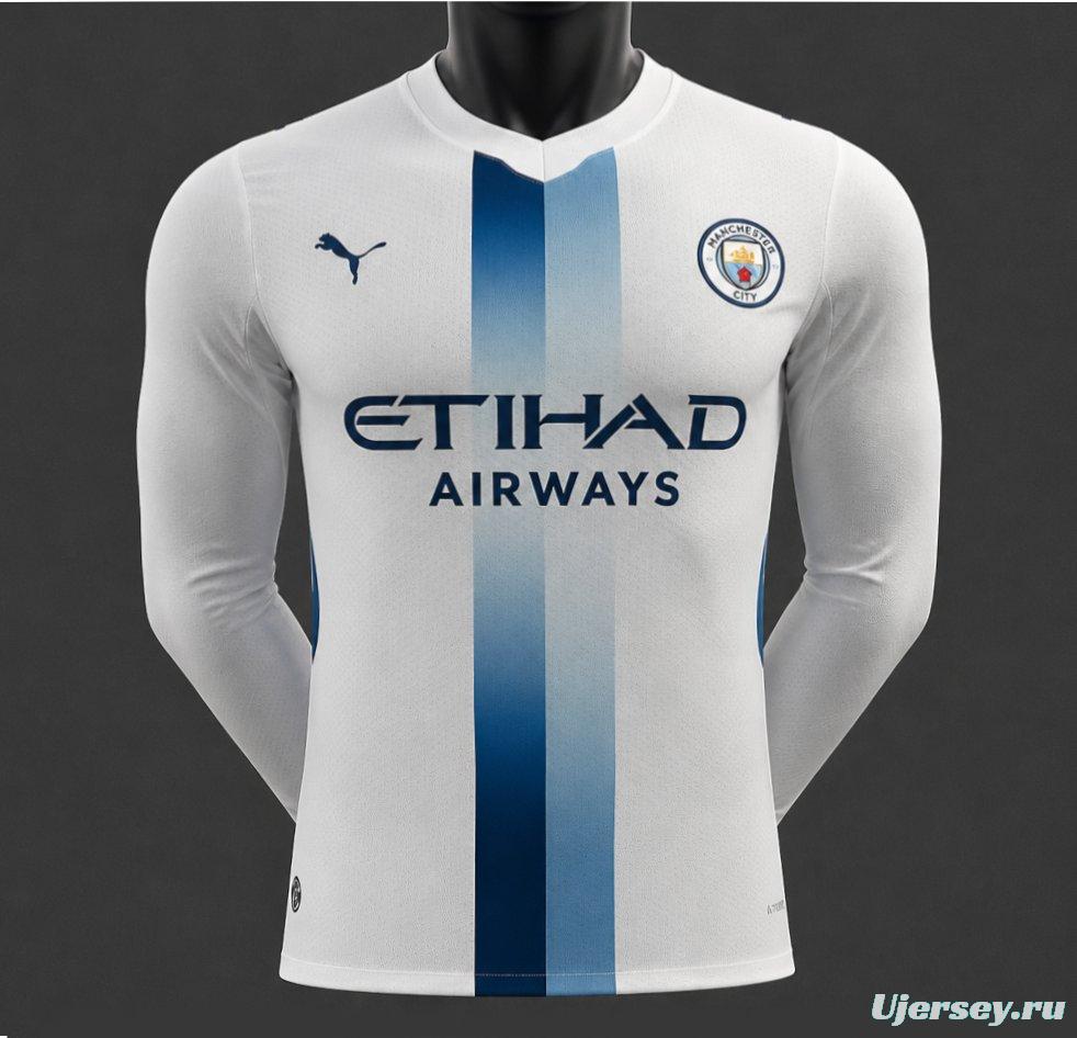 Player Version 26/27 Manchester City Third White Long Sleeve Jersey