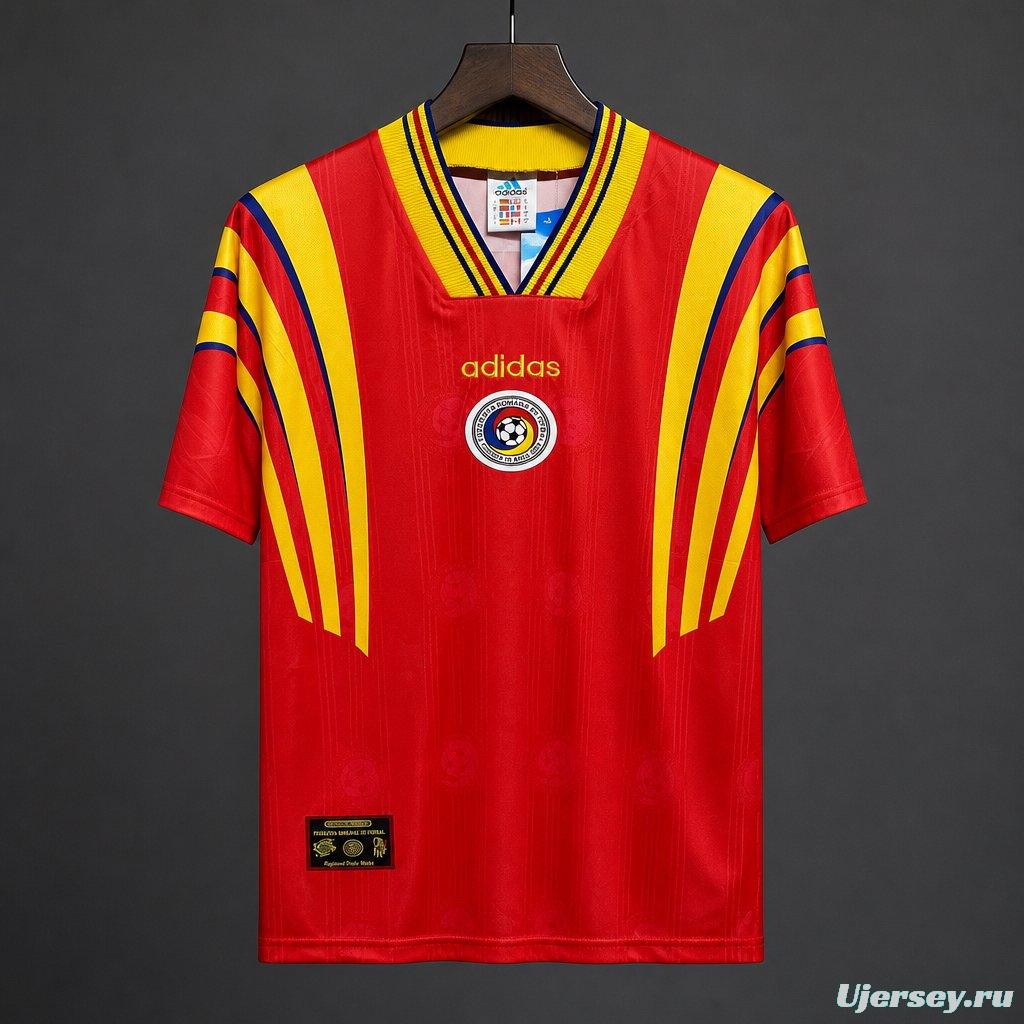 Retro 1996 Romania Home Jersey