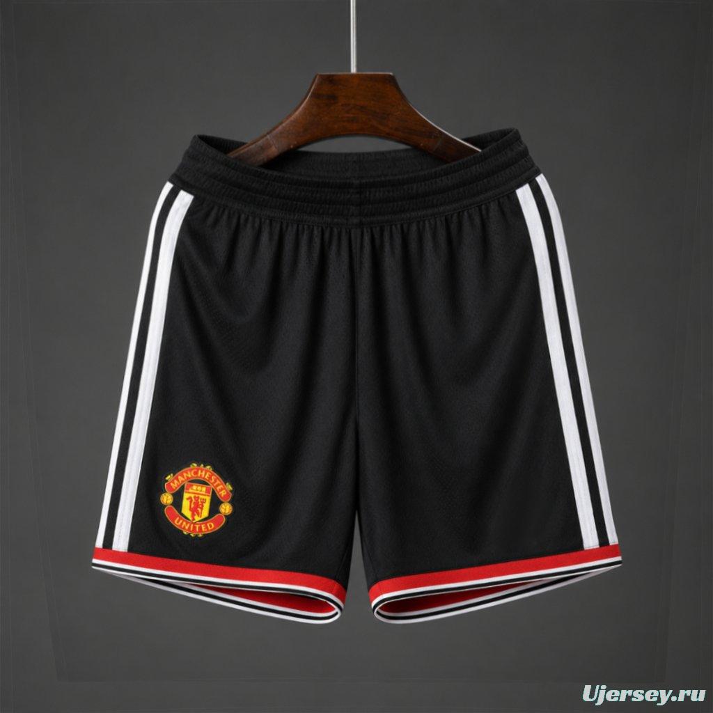 Player Version 26/27 Manchester United Away Black Shorts