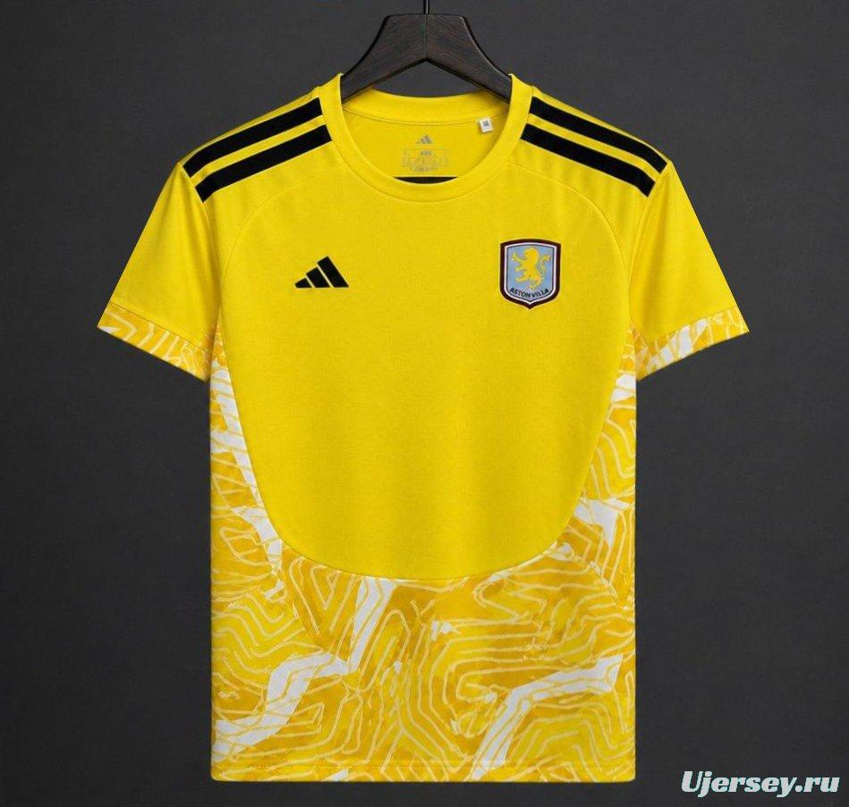 26/27 Mens Aston Villa Goalkeeper Yellow Jersey