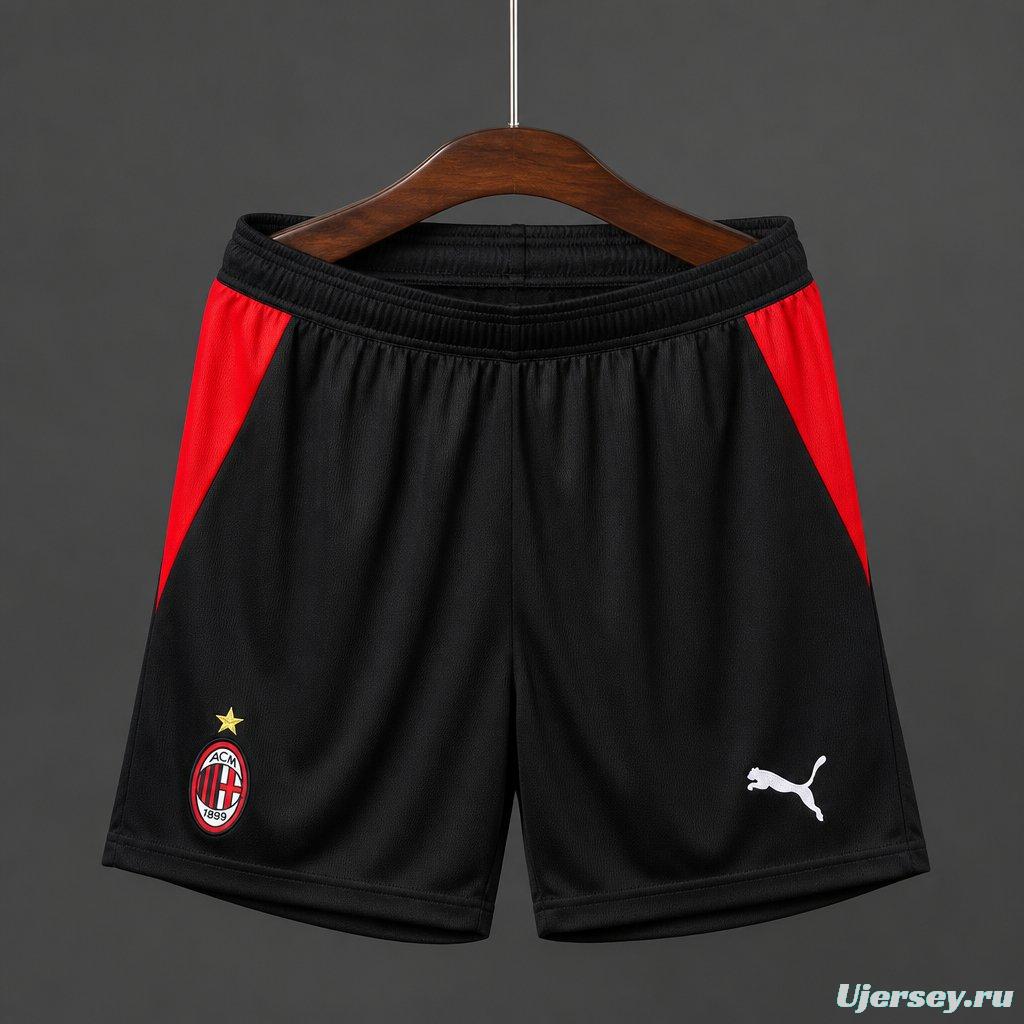 26/27 AC Milan Home Black Shorts