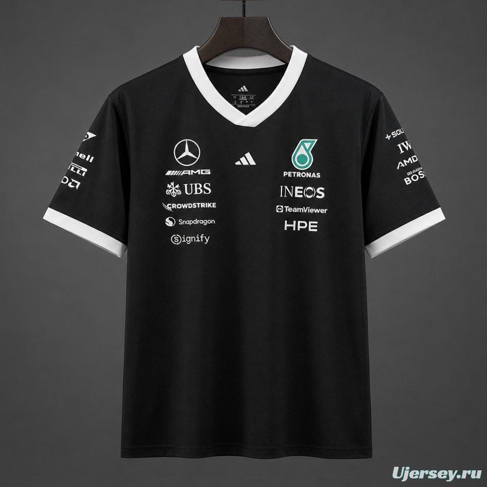 2026 F1 Mercedes-AMG Petronas F1 Team Black Training Jersey