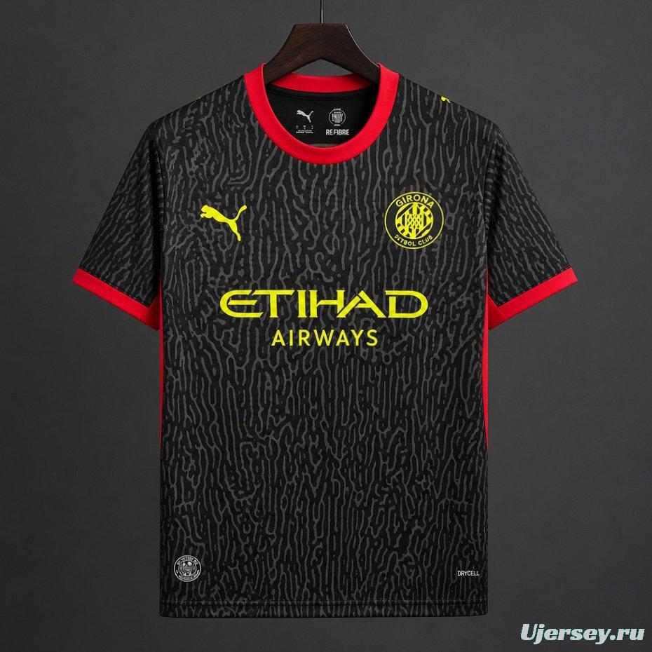 26/27 Girona Away Black Jersey