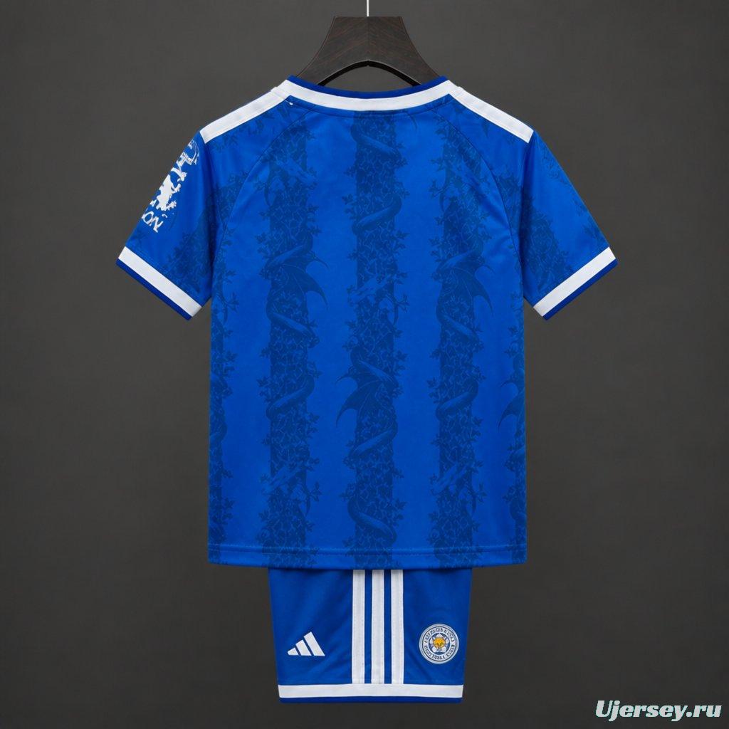 26/27 Kids Leicester City Home Blue Jersey