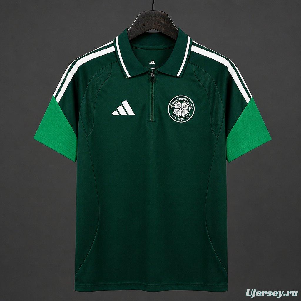 26/27 Celtic Green & White Training  Jersey