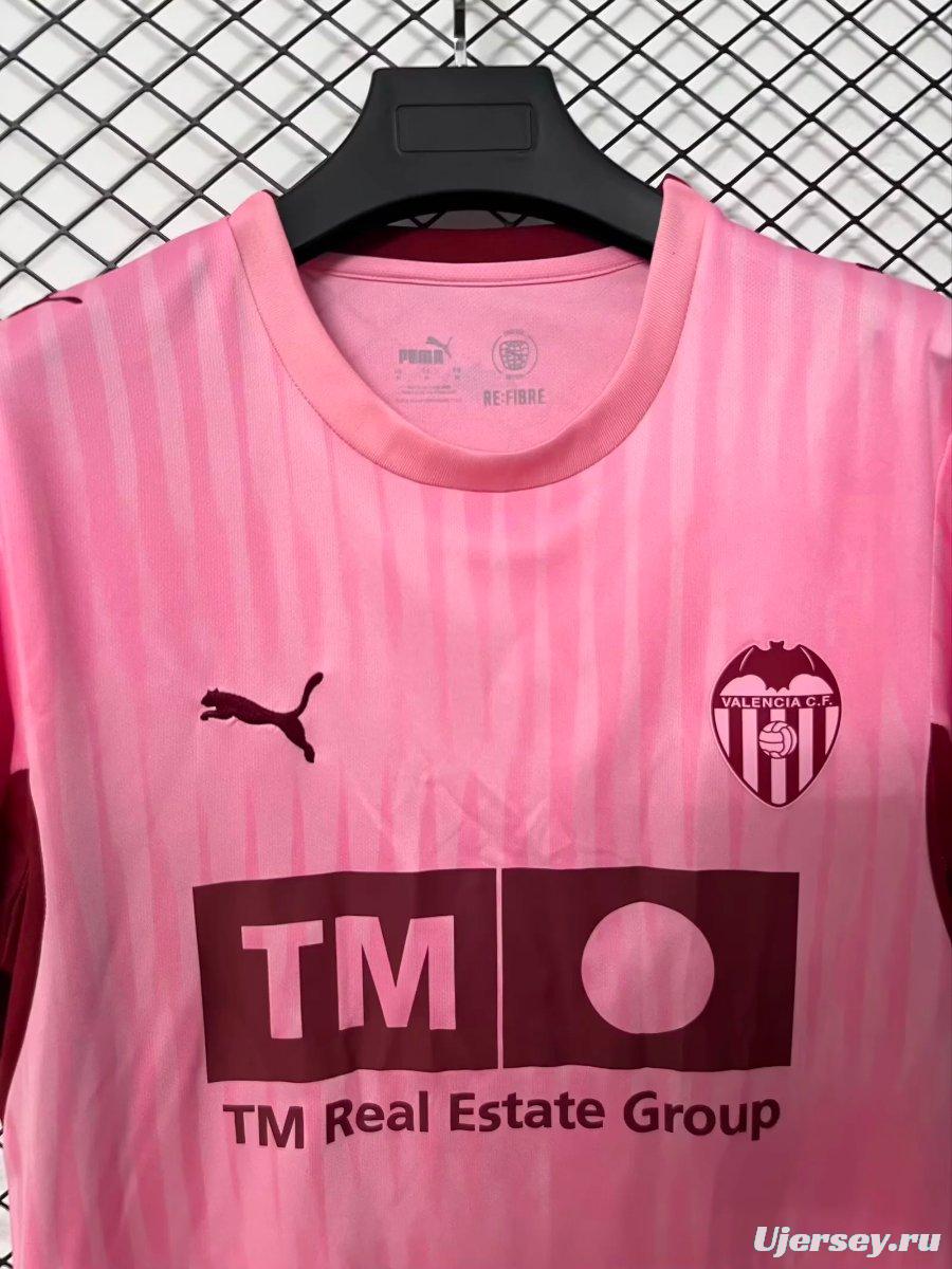 26/27 Valencia Third Pink Jersey