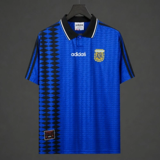 Retro 1994 Argentina Away Blue Jersey