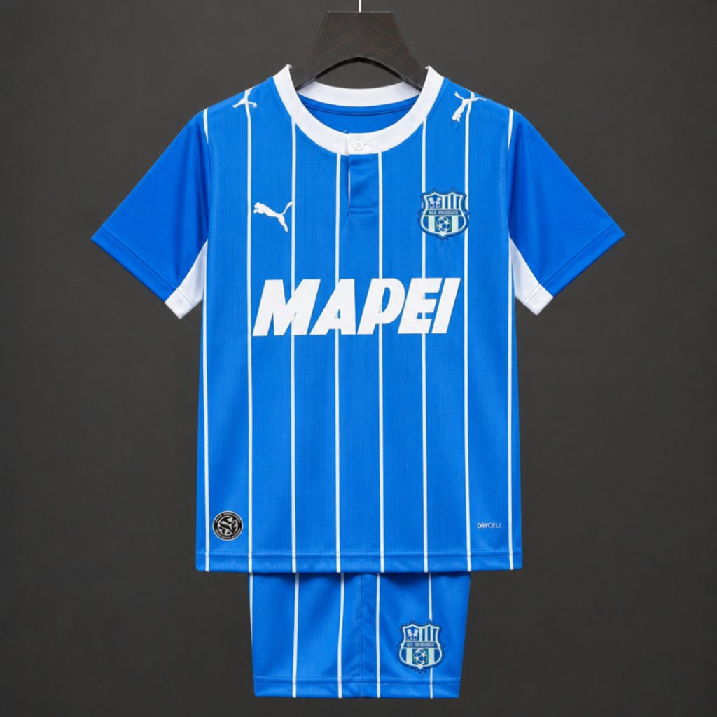 26/27 Kids Sassuolo Calcio Blue Third Jersey