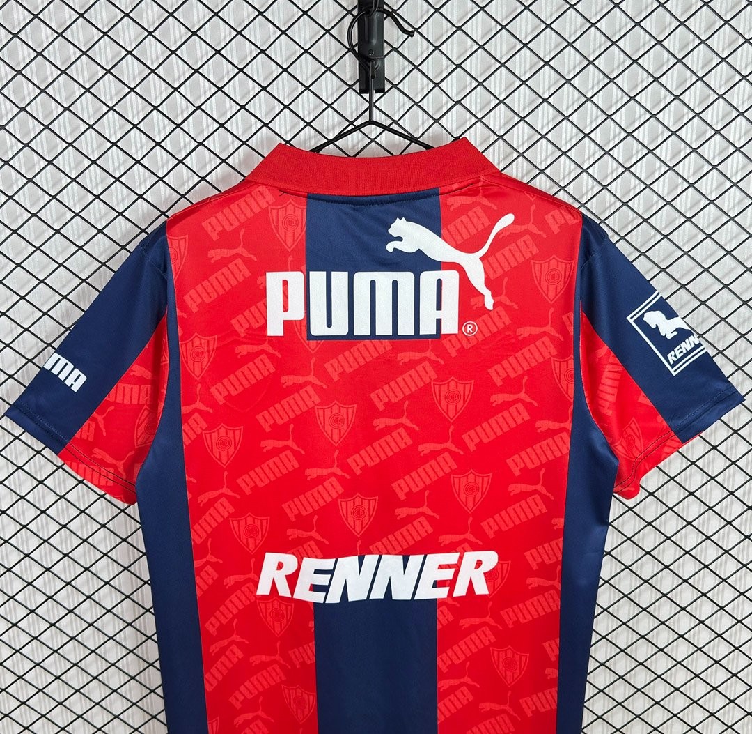 Retro 96/98 Cerro Porteno Home Red/Blue Jersey