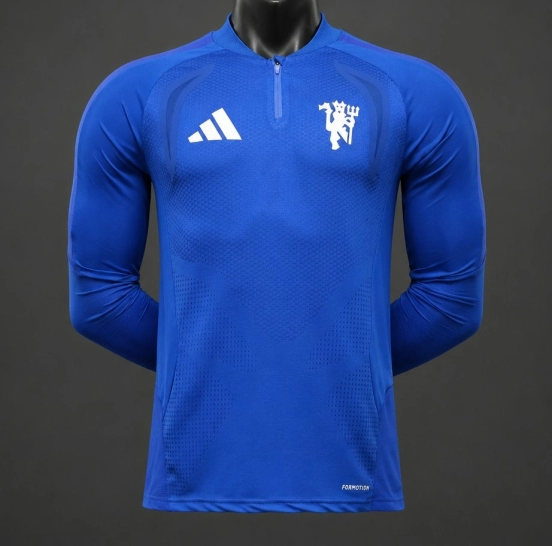 Player Version 26/27 Manchester United Blue Long Sleeve Jersey